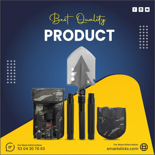 Why Every Outdoor Enthusiast Needs This 13-in-1 Survival Shovel - SmartstickX