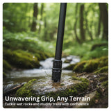 Trekking Pole Rubber Tip (Pack of 4) for Better Grip on City Walks, Hiking Trails & Everyday Use