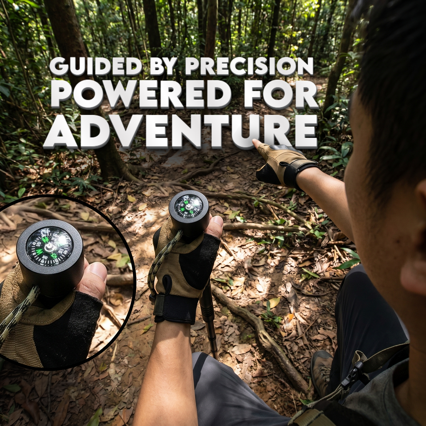 15 in 1 Tactical Walking Stick - The Ultimate All-in-One Multi Tool for Adventure, Power & Protection