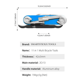 Bike Repair Tool Kit – 11 - in - 1 - SmartstickX