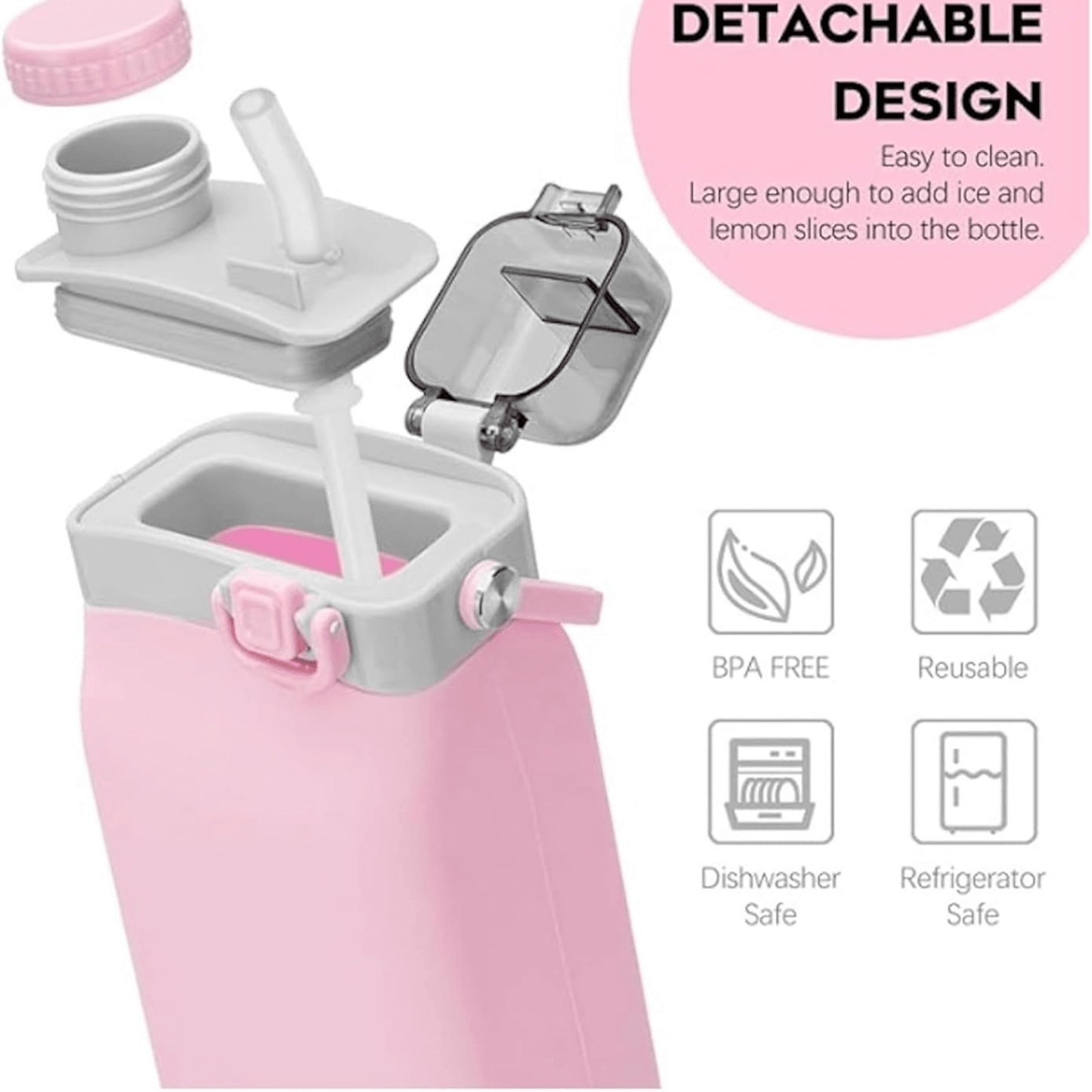 Collapsible Water Bottle – 20 OZ - SmartstickX